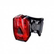 Мигалка задня Infini LAVA I-260R, 3 світлодіоди, 4 режими, USB кабель, з кріпл.