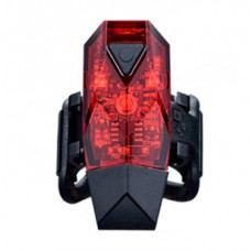 Мигалка задня Infini MINI LAVA I-261R, 3 діоди, 4 режими, USB кабель, з кріпл.