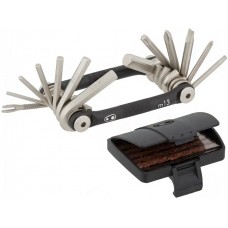 Мультитул Crankbrothers M13, 2/2.5/3/4/5/6/8мм, T10, T25, Phillips #1 #2, flat #2, інструмент для безкамерних шин, чорний