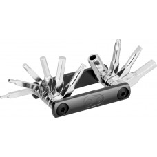 Мультитул Crankbrothers F10+, 2/2.5/3/4/5/6/8мм, T25, Phillips #2, flat #1, металевий кейс з відкривалкою, чорний