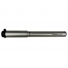 Мінінасос Green Cycle GPM-1871A алюмінієвий з манометром, Presta+Schrader, 120psi