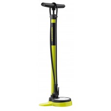 Насос для підлоги Cannondale ESSENTIAL, з манометром 140psi, presta+schrader, чорно-жовтий