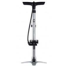 Насос для підлоги Crankbrothers STERLING, з манометром, presta/schrader, 160 psi / 11 bar, сріблястий