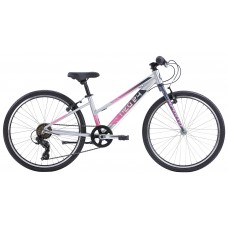Велосипед 24" Apollo NEO 7s girls Brushed Alloy / Charcoal / Pink Fade