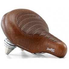 Сідло Selle Royal Premium DRIFTER PLUS, Royalgel, оббивка Kennenback, 270х245мм, 1260г, хромовані рейли та пружини, unisex, коричн. 5111UDTD08129