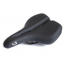 Сідло Green Cycle Active Air 199, сталеві рейли, чорне