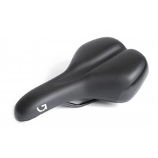 Сідло Green Cycle Comfort 179, сталеві рейли, чорне