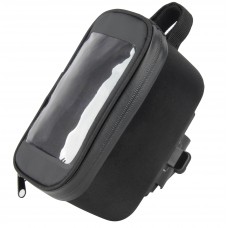 Сумка на верхню трубу рами Green Cycle Phone hard bag, із відділенням для телефону, 19x10,5x10, чорний