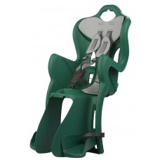 Сидіння задн. Bellelli B1 Lux Clamp (на багажник) темно-зелене із сірою підкладкою