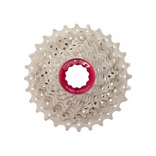 Касета 10-k 11-25T SUN RACE RX алюміневий павук, локринг і спейсери ,Metallic Silver