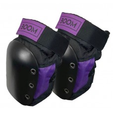 Захист для колін Boom Solid Black/Purple L