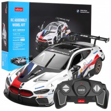 BMW M8 GTE білий RASTAR модель 1:18 Автомобіль на дистанційному керуванні + обвіс + пульт 2,4 ГГц