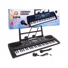 Дитячий синтезатор RAMIZ + мікрофон + пюпітр, USB, MP3, 5+