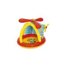 Дитячий надувний манеж Fisher-Price BESTWAY Гелікоптер 155х102х91см + м'ячі