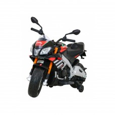 Дитячий акумуляторний мотоцикл Aprilia Tuono V4 Black