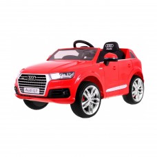 Дитяча акумуляторна машинка Audi Q7 Quattro S-Line Червона