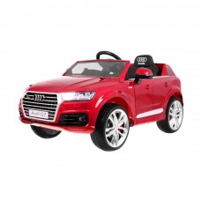 Дитяча акумуляторна машинка Audi Q7 Quattro S-Line Червона