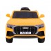 Дитяча акумуляторна машинка Audi Q8 Жовта