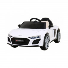 Дитяча акумуляторна машинка Audi R8 LIFT Біла