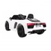 Дитяча акумуляторна машинка Audi R8 Spyder Біла