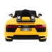 Дитяча акумуляторна машинка Audi R8 Spyder Жовта