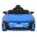 Дитяча акумуляторна машинка Audi RS E-Tron GT Синя