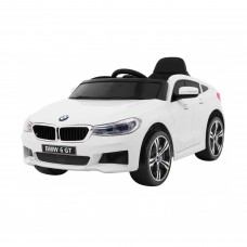 Дитяча акумуляторна машинка BMW 6 GT Біла