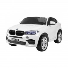 Дитяча акумуляторна машинка BMW X6M XXL для 2 дітей Біла