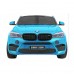 Дитяча акумуляторна машинка BMW X6M XXL для 2 дітей Синя