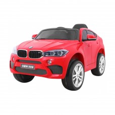 Дитяча акумуляторна машинка BMW X6M Червона