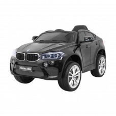 Дитяча акумуляторна машинка BMW X6M Чорна