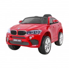 Дитяча акумуляторна машинка BMW X6M Червона
