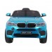 Дитяча акумуляторна машинка BMW X6M Синя