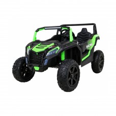 Дитяча акумуляторна машинка Баггі Strong Racing ATV для 2 дітей Зелена