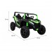 Дитяча акумуляторна машинка Баггі Strong Racing ATV для 2 дітей Зелена