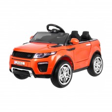 Дитячий електромобіль Rapid Racer Помаранчевий + Пульт + Вільний старт + EVA + MP3 LED
