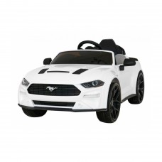 Дитяча акумуляторна машинка Ford Mustang GT Біла