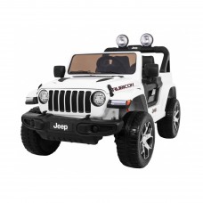 Дитяча акумуляторна машинка Jeep Wrangler Rubicon Біла