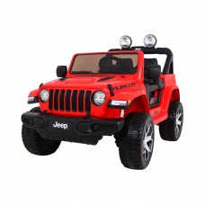 Дитяча акумуляторна машинка Jeep Wrangler Rubicon Червона