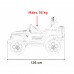 Дитяча акумуляторна машинка Jeep Wrangler Rubicon Червона