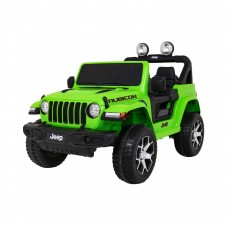 Дитяча акумуляторна машинка Jeep Wrangler Rubicon Зелена