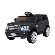 Дитяча акумуляторна машинка Land Rover Discovery Чорна