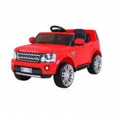 Дитяча акумуляторна машинка Land Rover Discovery Червона
