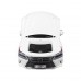 Lexus LX570 2-місний дитячий автомобіль Білий + Пульт + EVA Диски + Радіо MP3 + LED