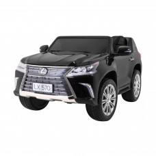 Дитяча акумуляторна машинка Lexus LX570 Чорна