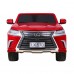 Дитяча акумуляторна машинка Lexus LX570 Червона