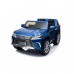 Дитяча акумуляторна машинка Lexus LX570 Синя