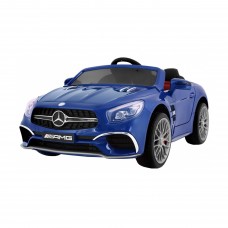 Дитяча акумуляторна машинка Mercedes AMG SL65 Синя