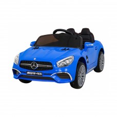 Дитяча акумуляторна машинка Mercedes Benz AMG SL65 S Синя