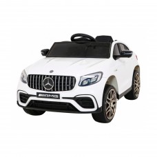 Дитяча акумуляторна машинка Mercedes Benz GLC63S Біла